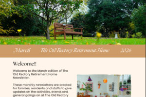 March 2026 Newsletter – The Old Rectory Retirement Home