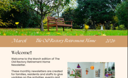 March 2026 Newsletter – The Old Rectory Retirement Home