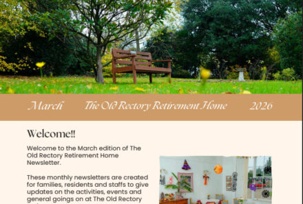 March 2026 Newsletter – The Old Rectory Retirement Home